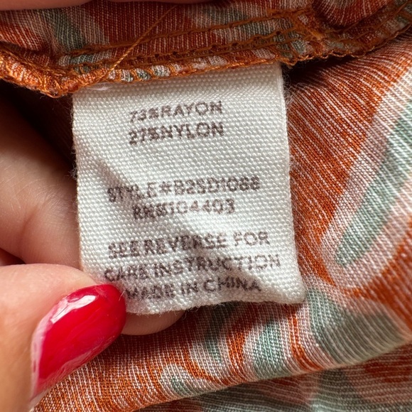 Earth Toned Lightweight Halter Flowy Dress By Blu Pepper Size Small - Picture 9 of 10